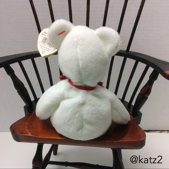 Ty Beanie Baby Retired Valentino the Valentine Bear 1994 - Tag Error - Picture 2 of 4